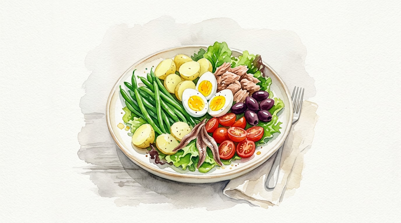Classic French Salad Niçoise