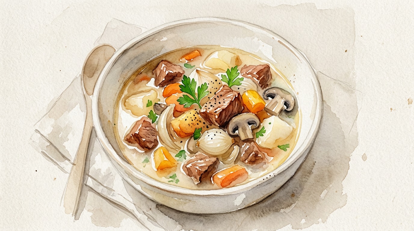 Classic French White Wine Beef Stew