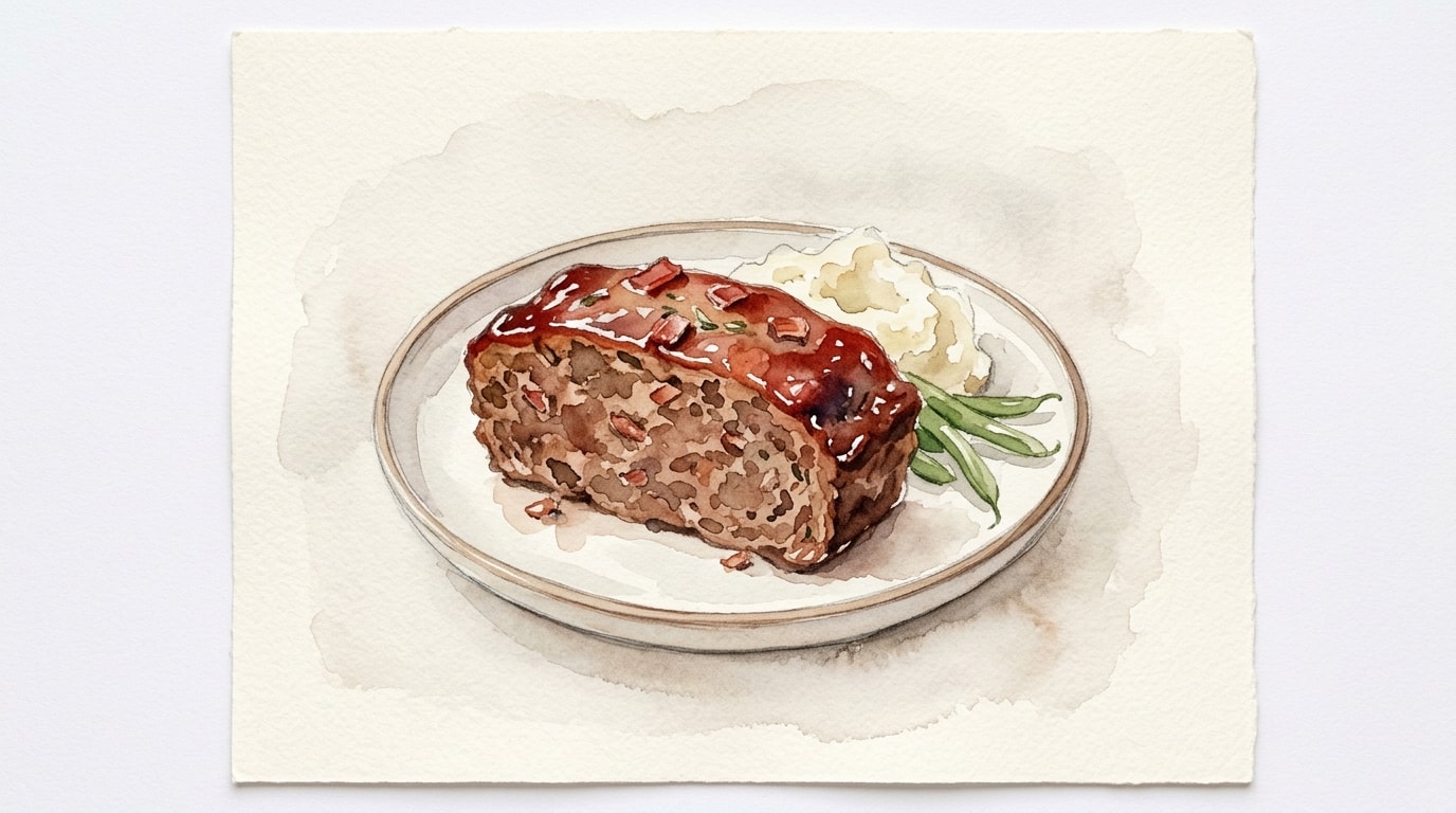 Classic Glazed Bacon-Infused Meatloaf