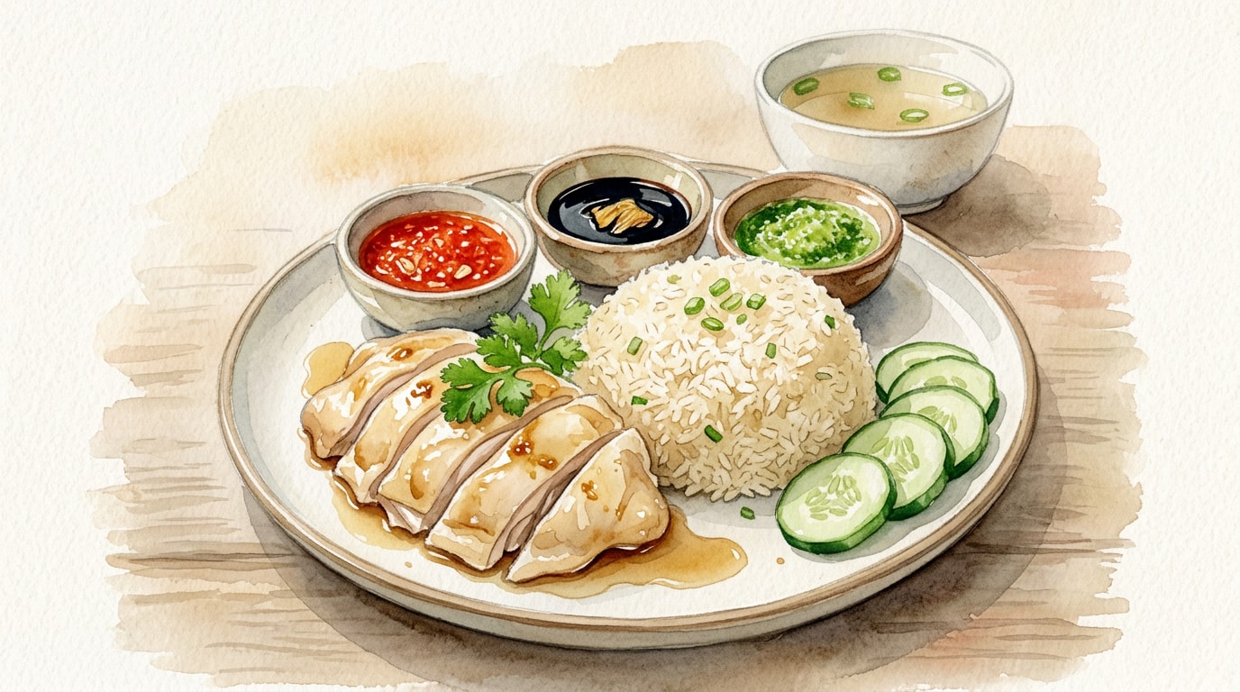 Classic Hainanese Chicken Rice
