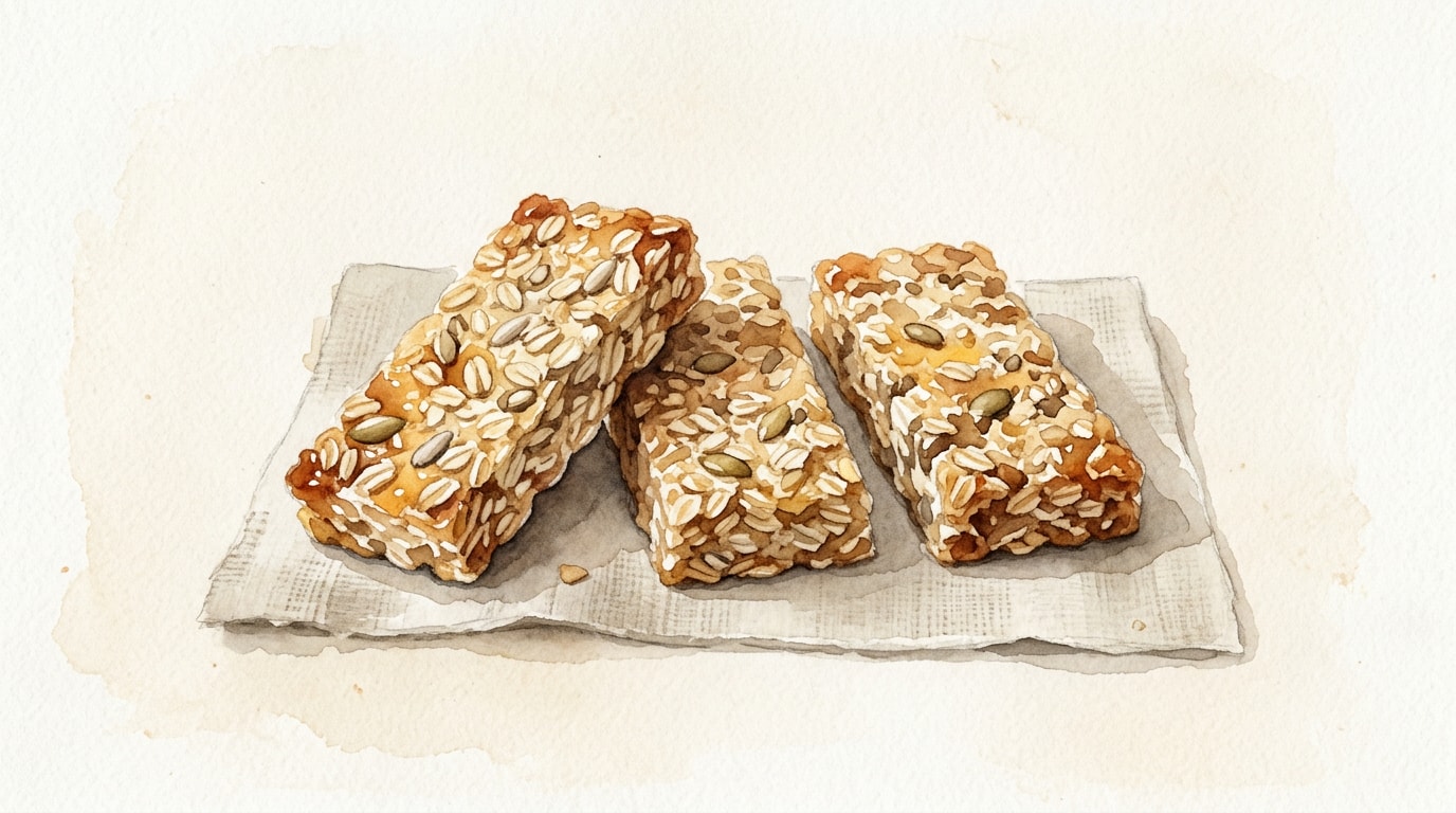 Classic Honey Oat Snack Bars