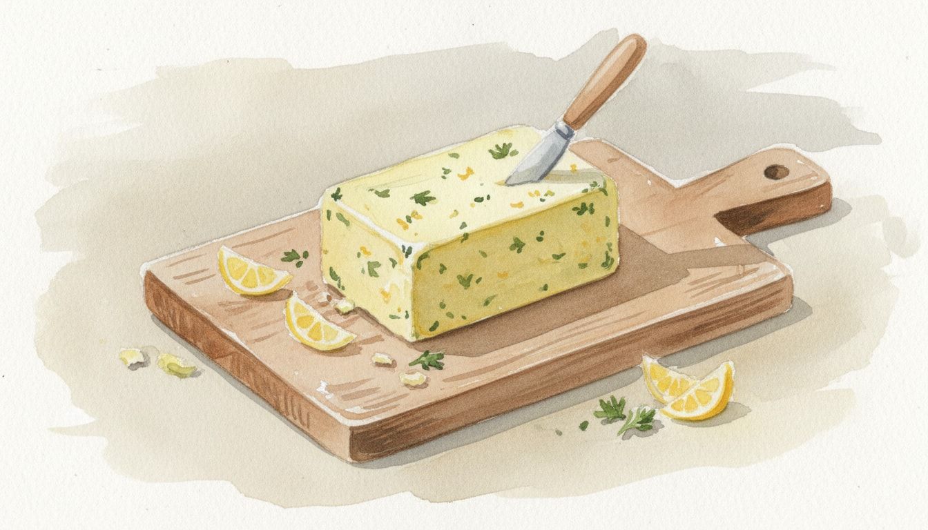 Classic Lemon and Parsley Butter (Beurre Maître d'Hôtel)
