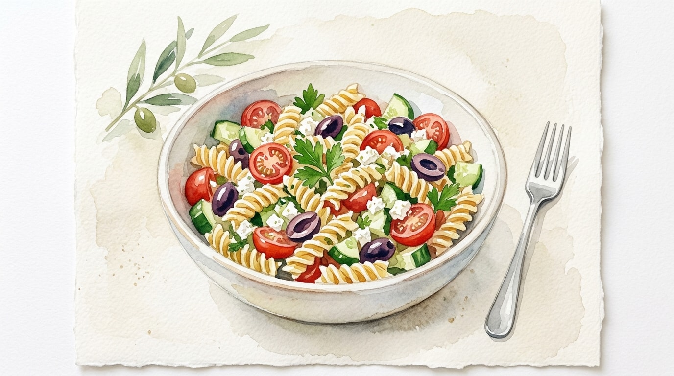 Classic Mediterranean Pasta Salad