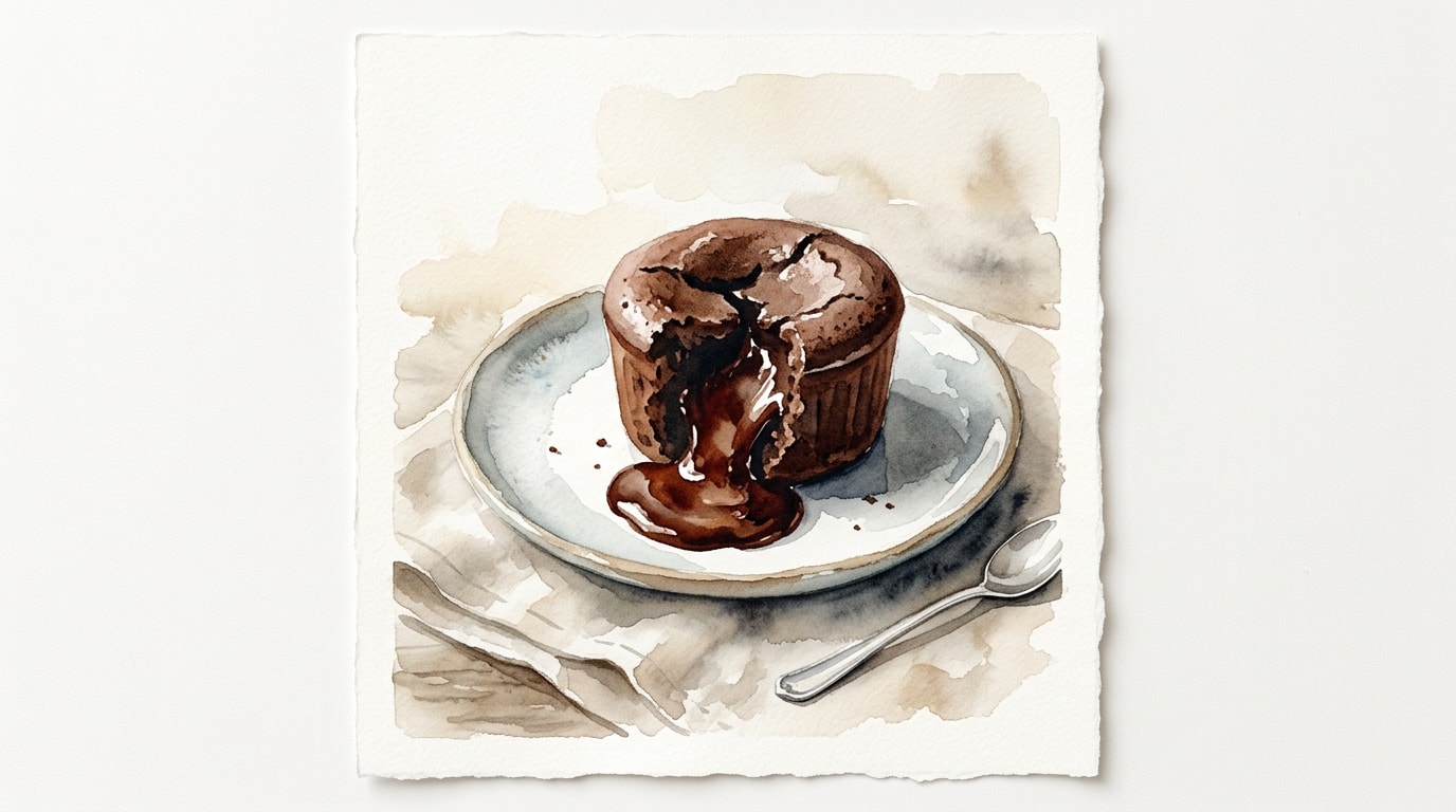 Classic Molten Chocolate Lava Cakes