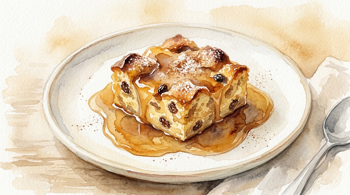Classic New Orleans Bread Pudding With Bourbon Sauce