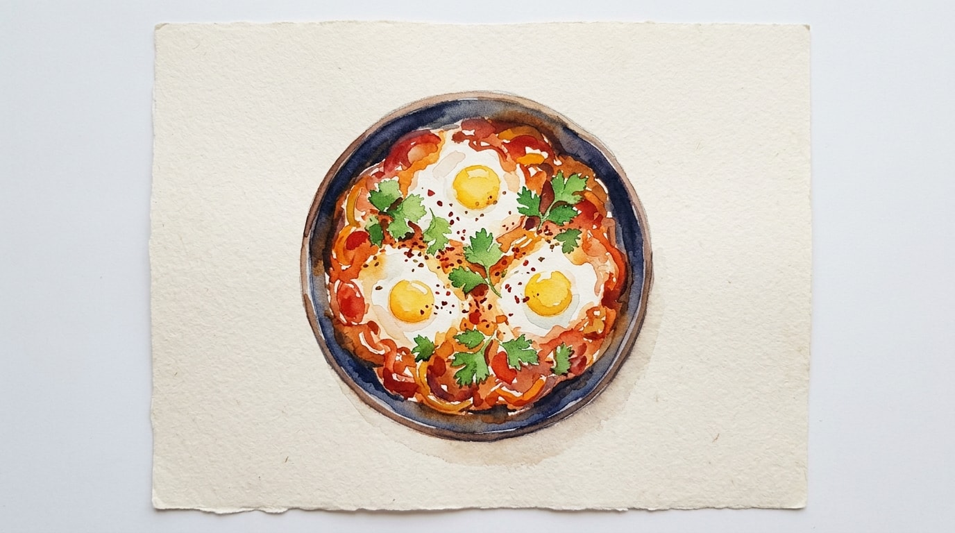 Classic North African Shakshuka