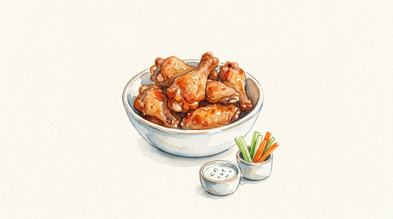 Classic Oven-Baked Buffalo Chicken Wings
