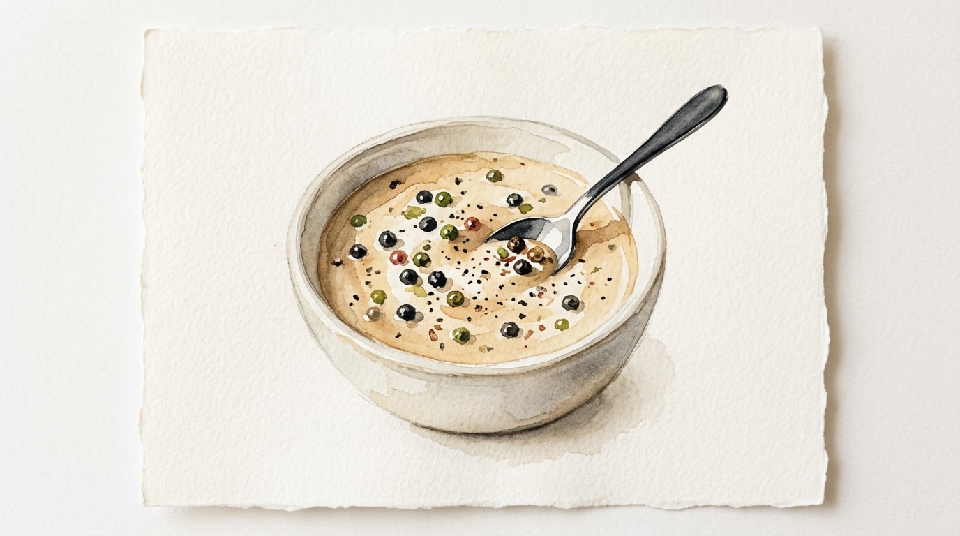 Classic Peppercorn Cream Sauce