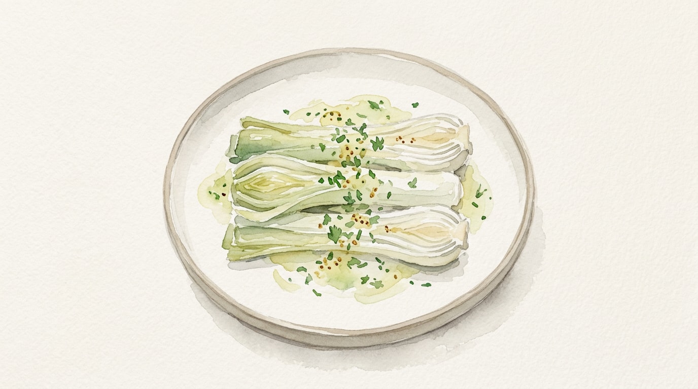 Classic Poireaux Vinaigrette