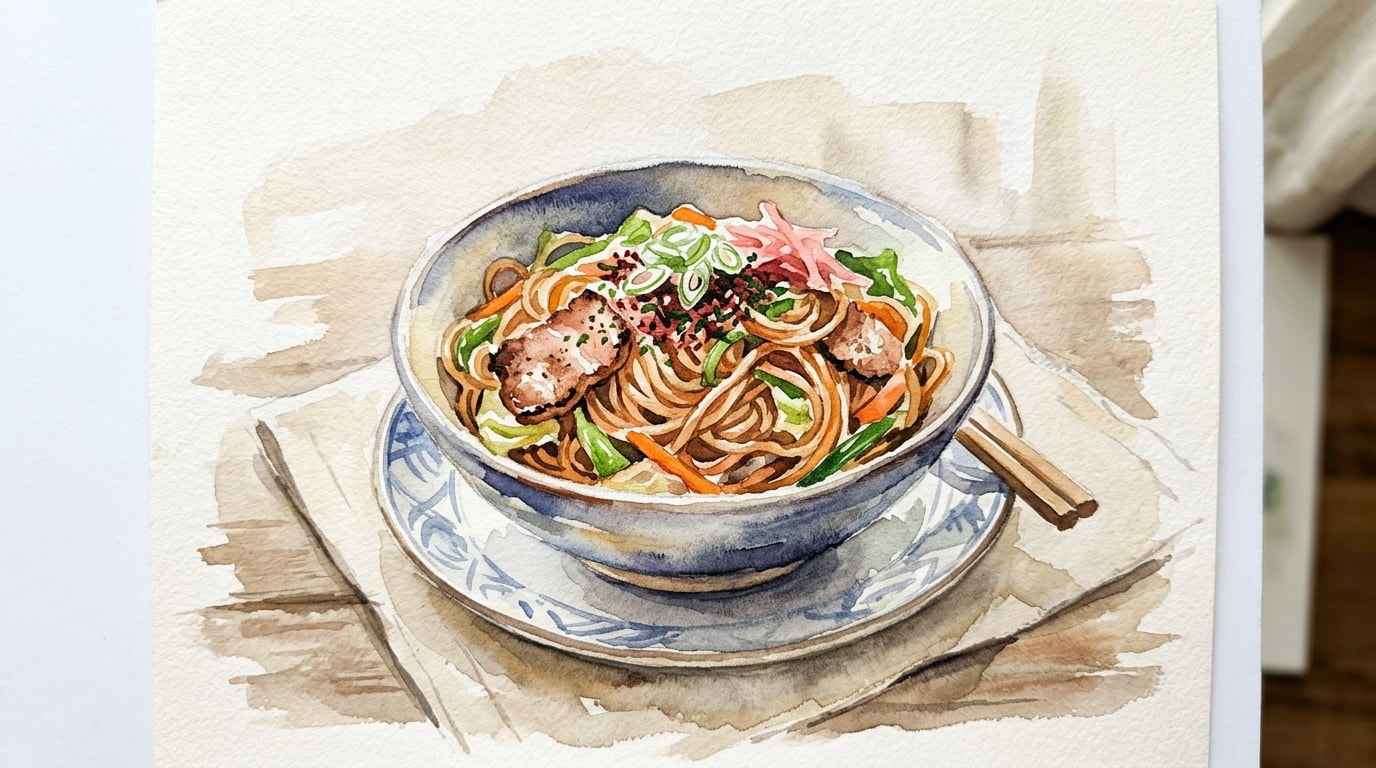 Classic Pork Yakisoba