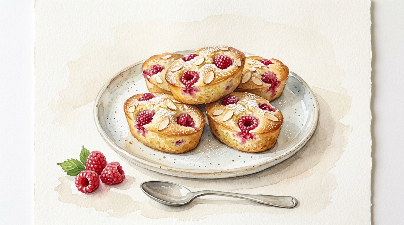 Classic Raspberry and Almond Friands
