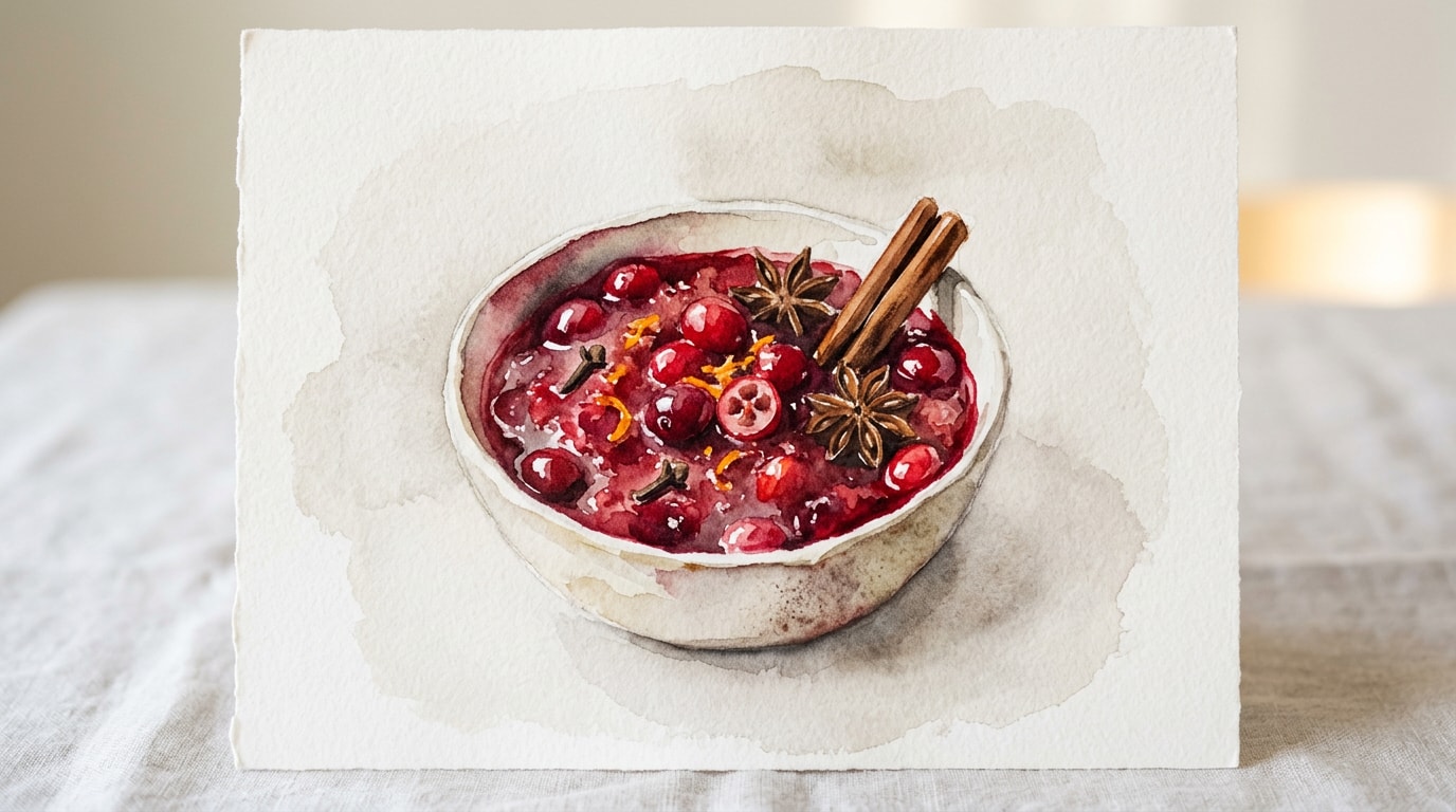 Classic Spiced Cranberry Sauce