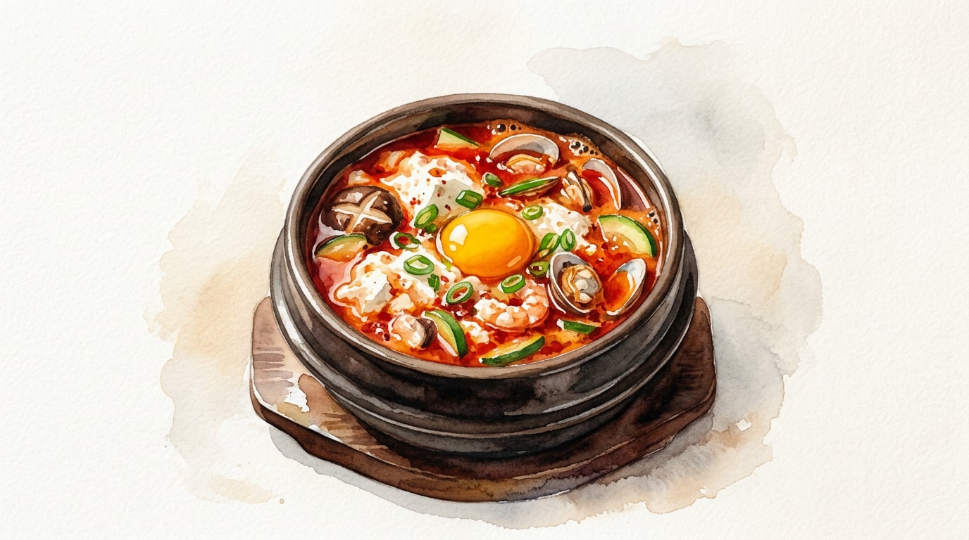 Classic Sundubu Jjigae (Korean Soft Tofu Stew)