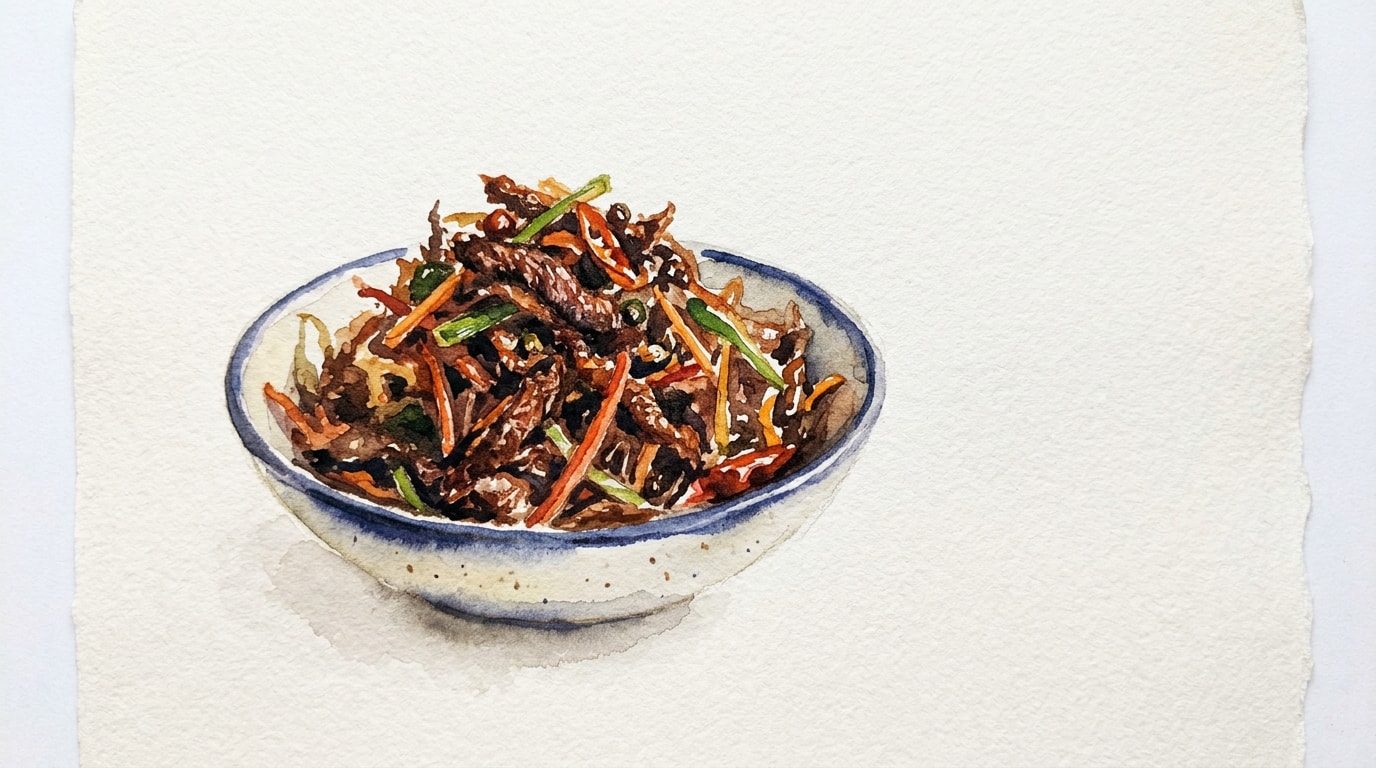 Classic Szechuan Dry-Fried Shredded Beef