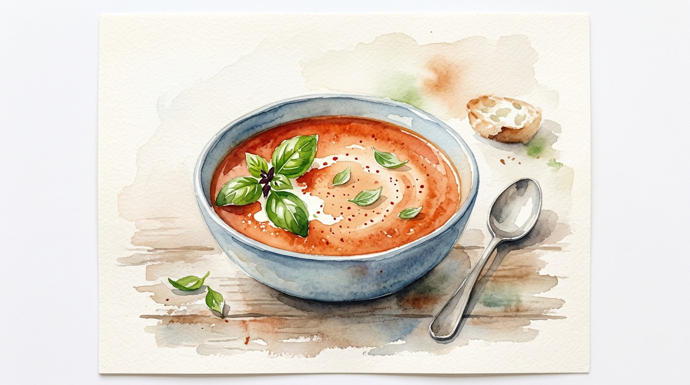 Classic Tomato and Basil Soup