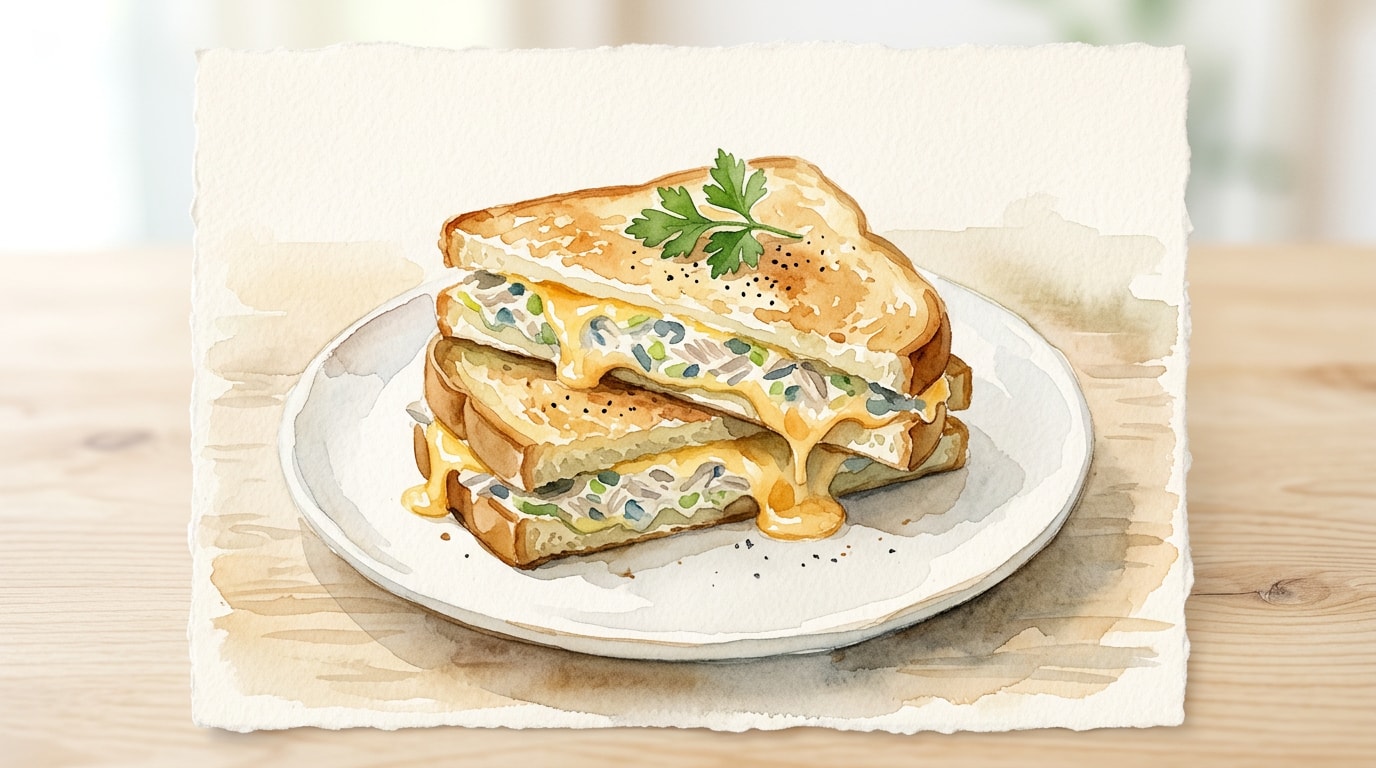 Classic Tuna Melt Sandwich
