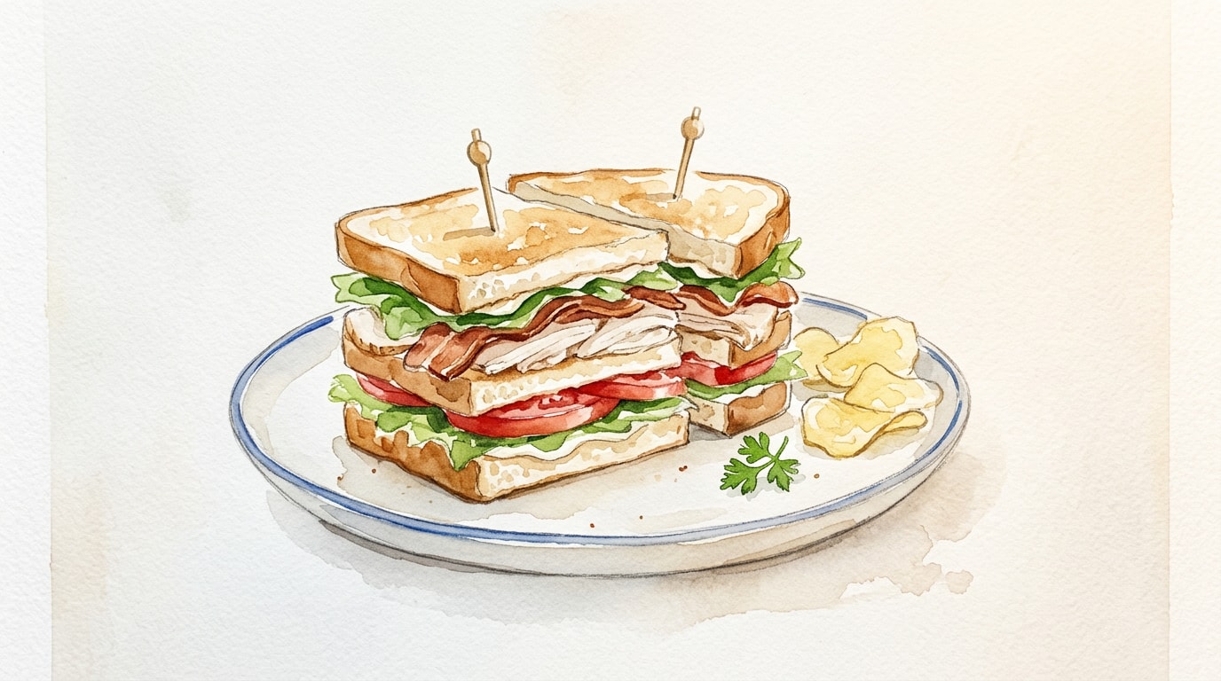 Classic Turkey Club Sandwich