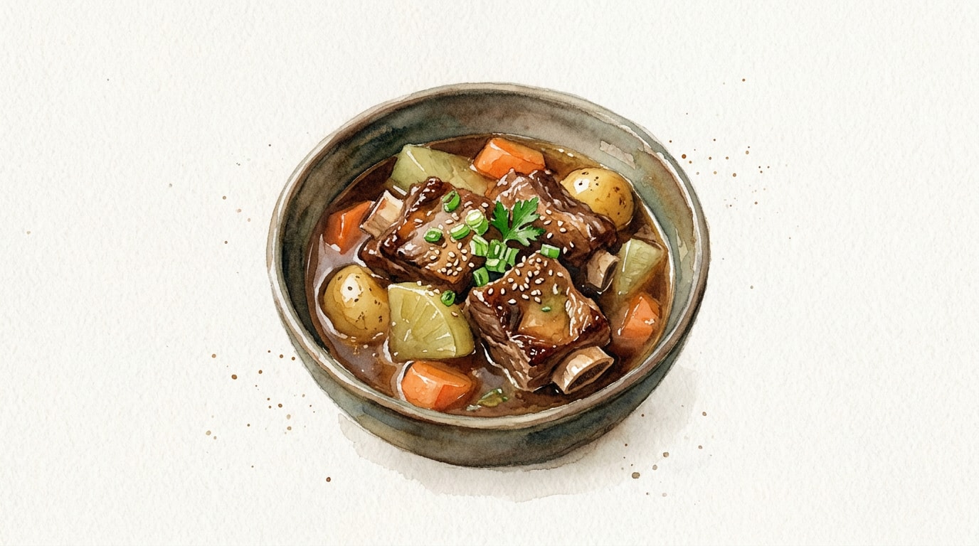 Coca-Cola Braised Korean Short Rib Stew