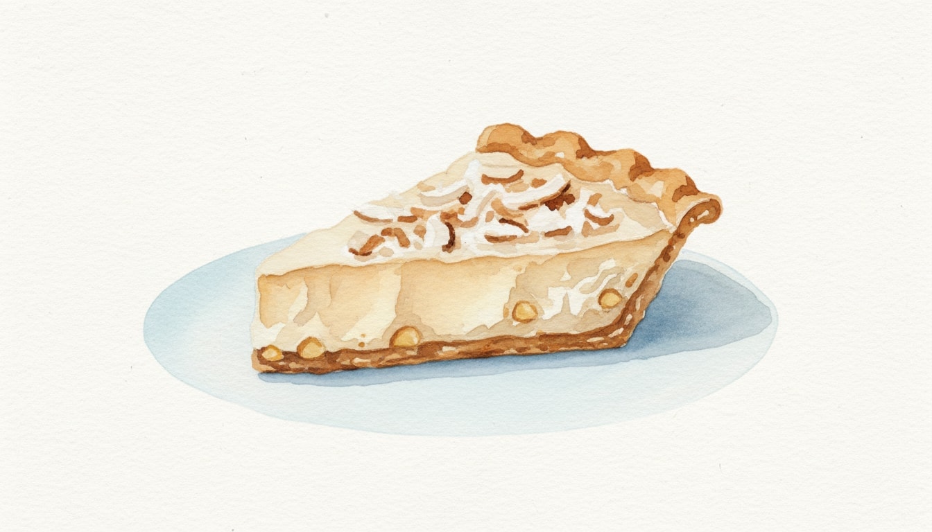 Coconut Cream Pie with Macadamia Nut Crust