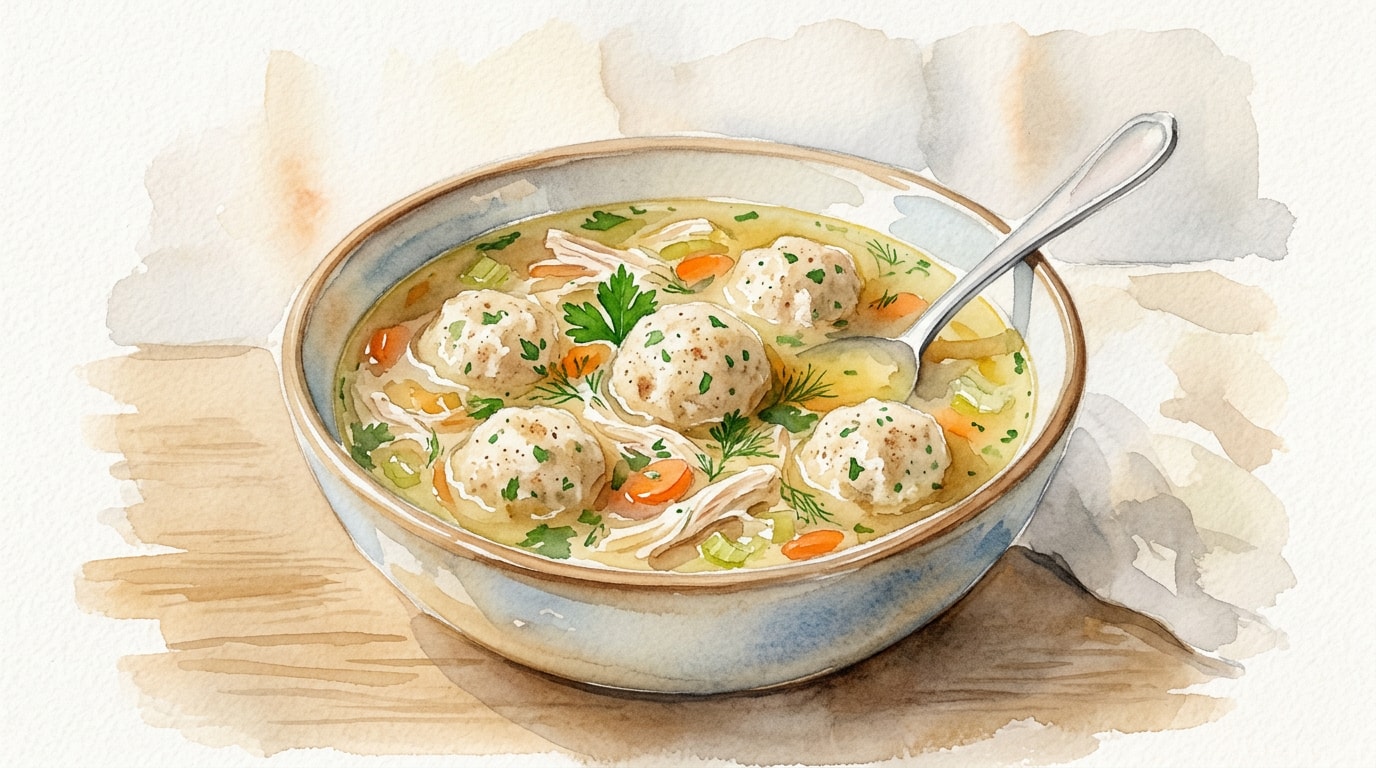 Comforting Chicken Soup with Marrow Balls