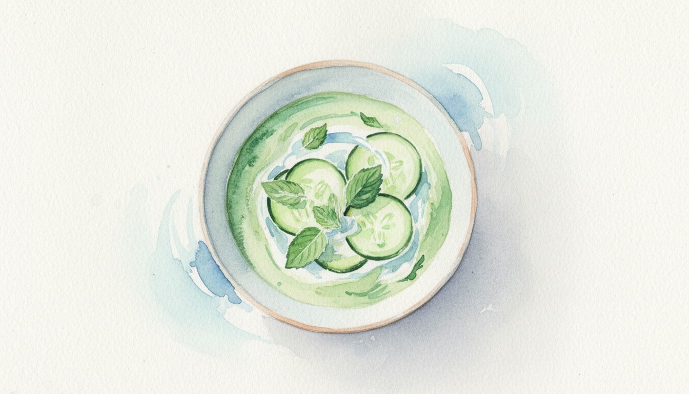 Cooling Cucumber Mint Yogurt Sauce