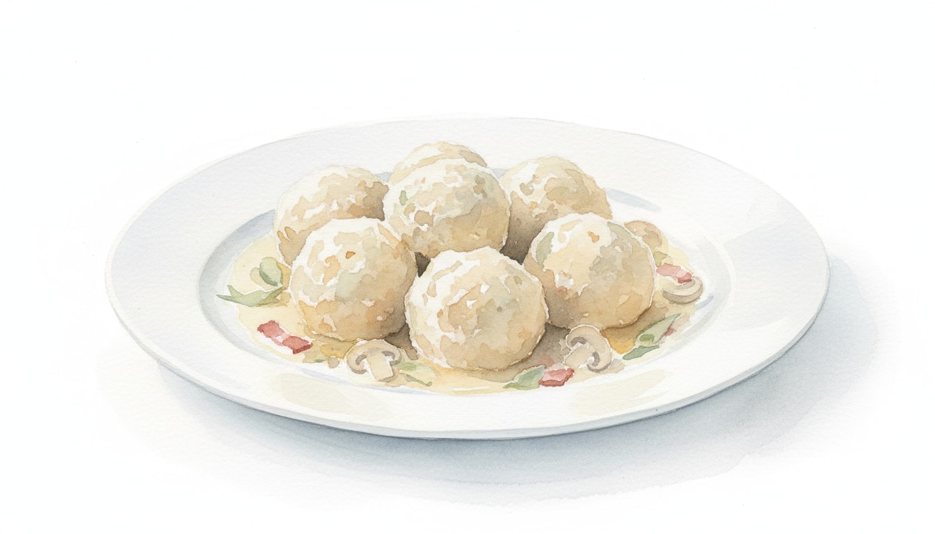Coq au Vin Blanc Meatballs