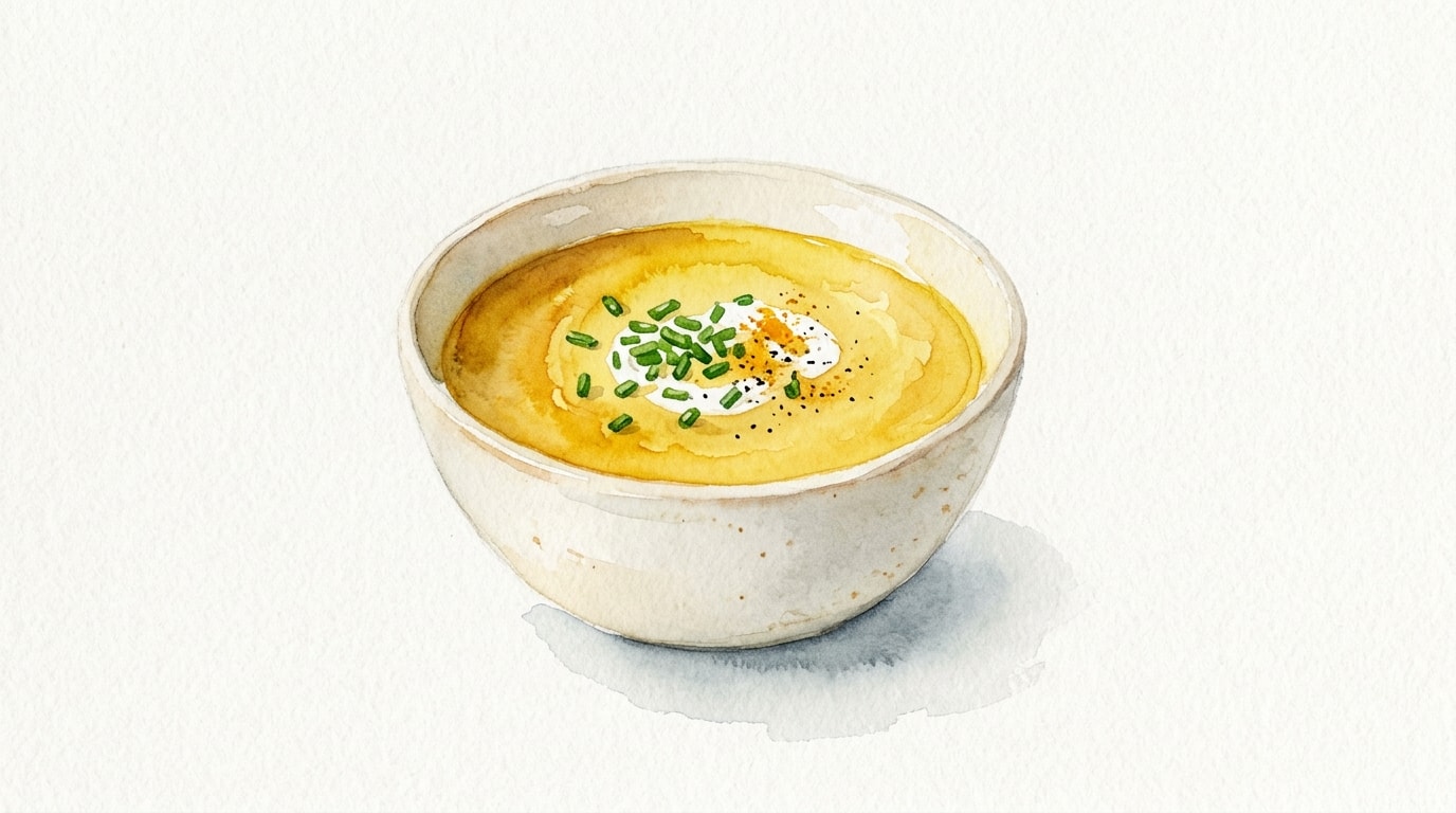 Creamy Cauliflower and Turmeric Soup