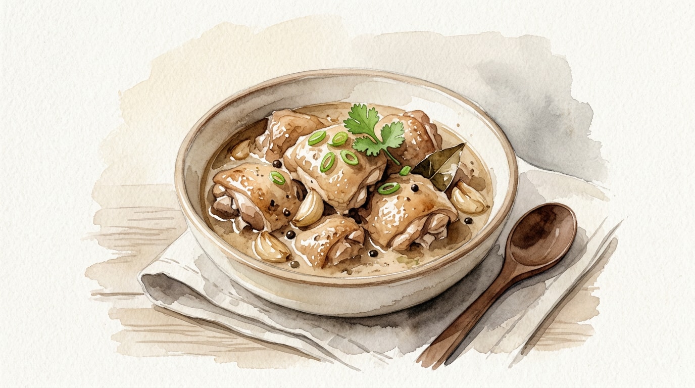 Creamy Chicken Adobo Sa Gata
