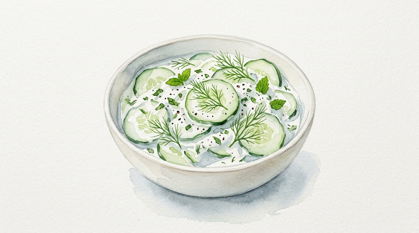 Creamy Cucumber Yogurt Salad