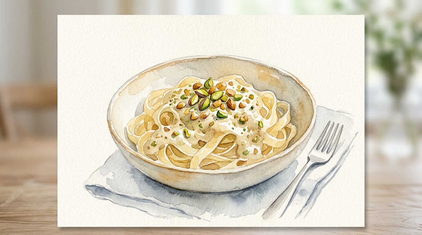 Creamy Pistachio Amaretto Sauce