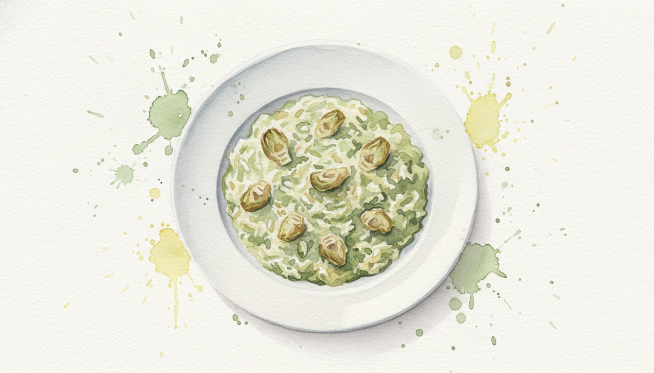 Creamy Risotto with Tender Baby Artichokes