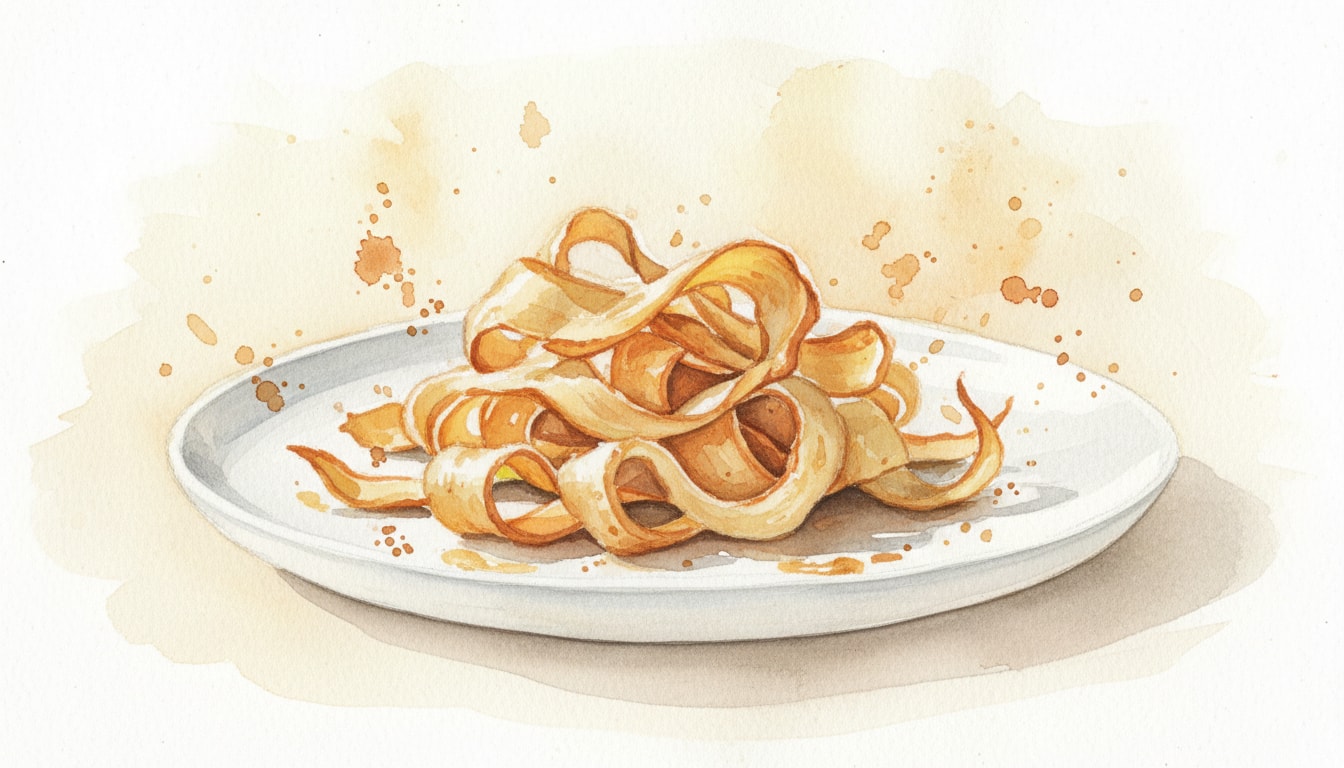 Crispy Brown Butter Parsnip Ribbons
