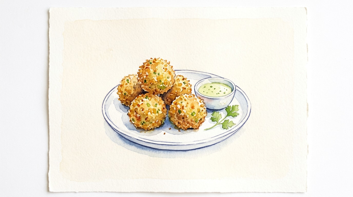 Crispy Fried Guacamole Bites