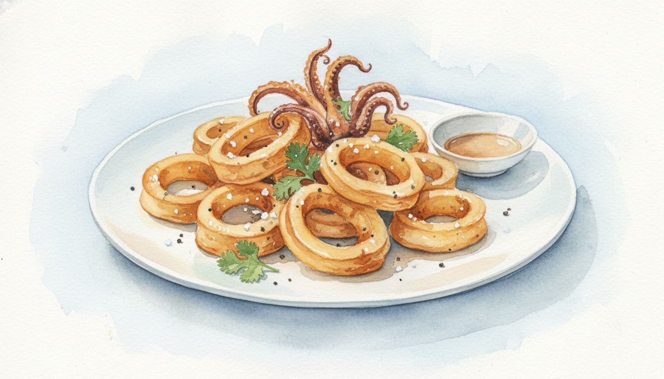 Crispy Salt and Pepper Panko Squid