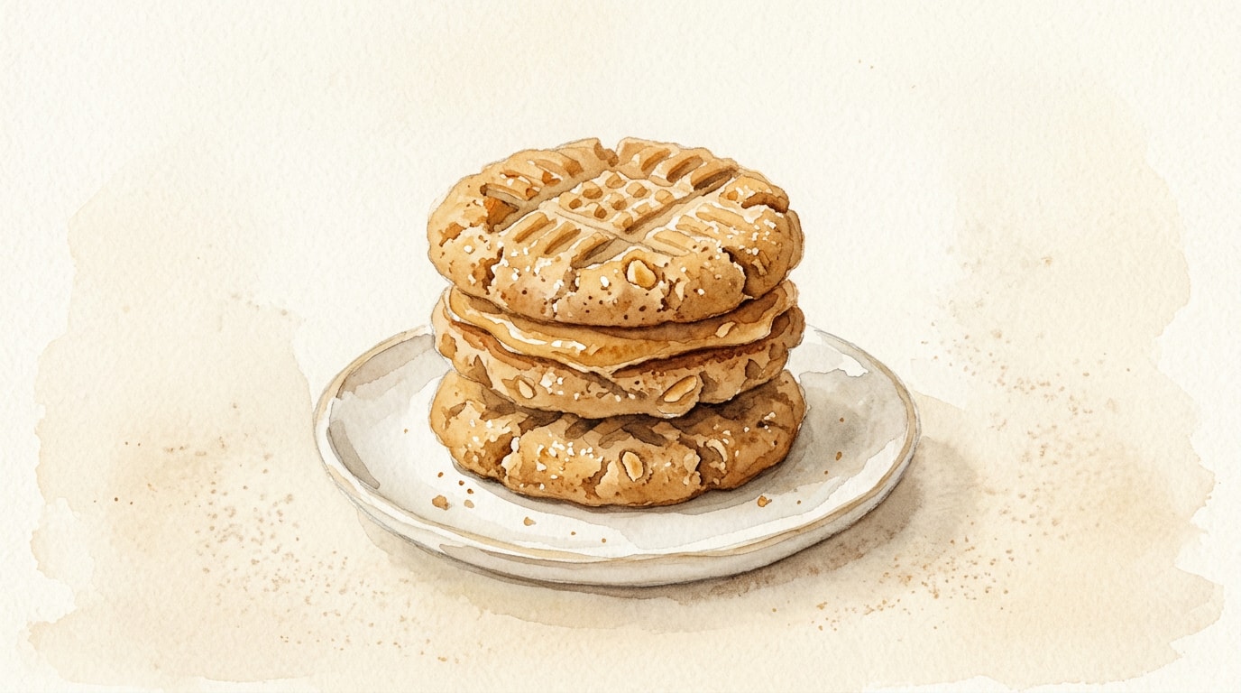 Crunchy Peanut Butter Sandwich Cookies