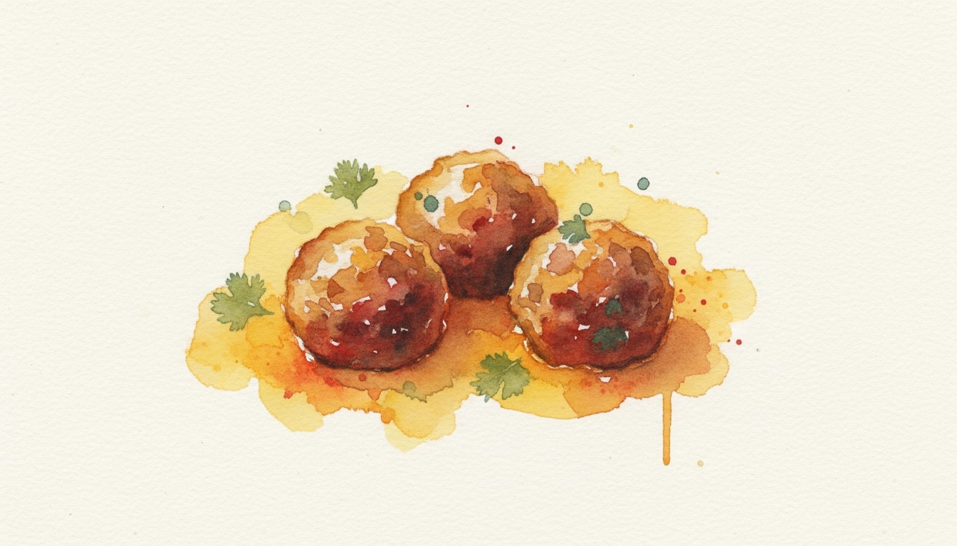 Curried Lamb Meatballs