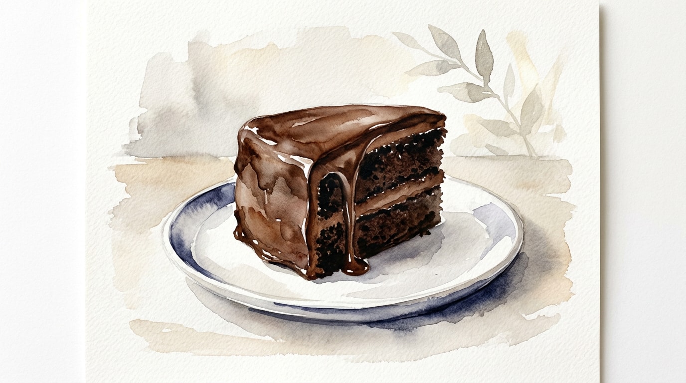 Decadent Chocolate Celebration Cake With Smooth Ganache