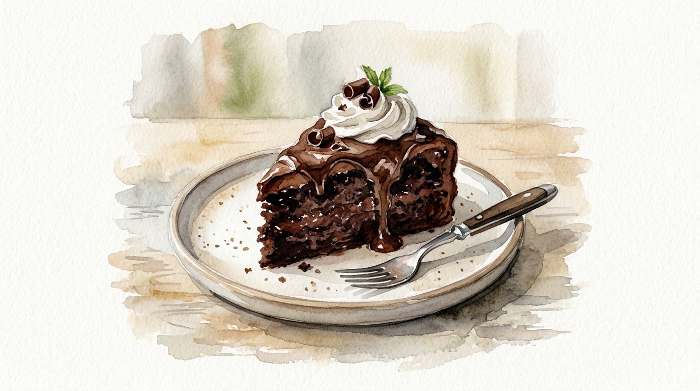 Decadent Irish Whiskey Chocolate Cake