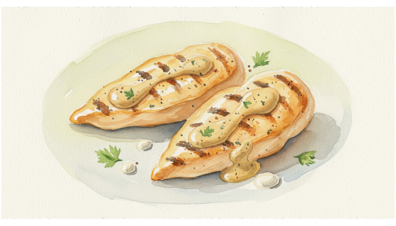 Dijonnaise Grilled Chicken Breasts