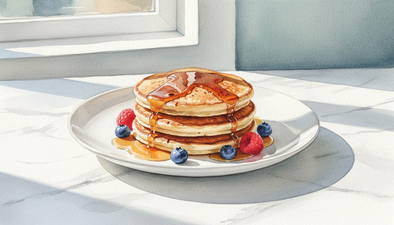 Easy Cup-Measure American Pancakes