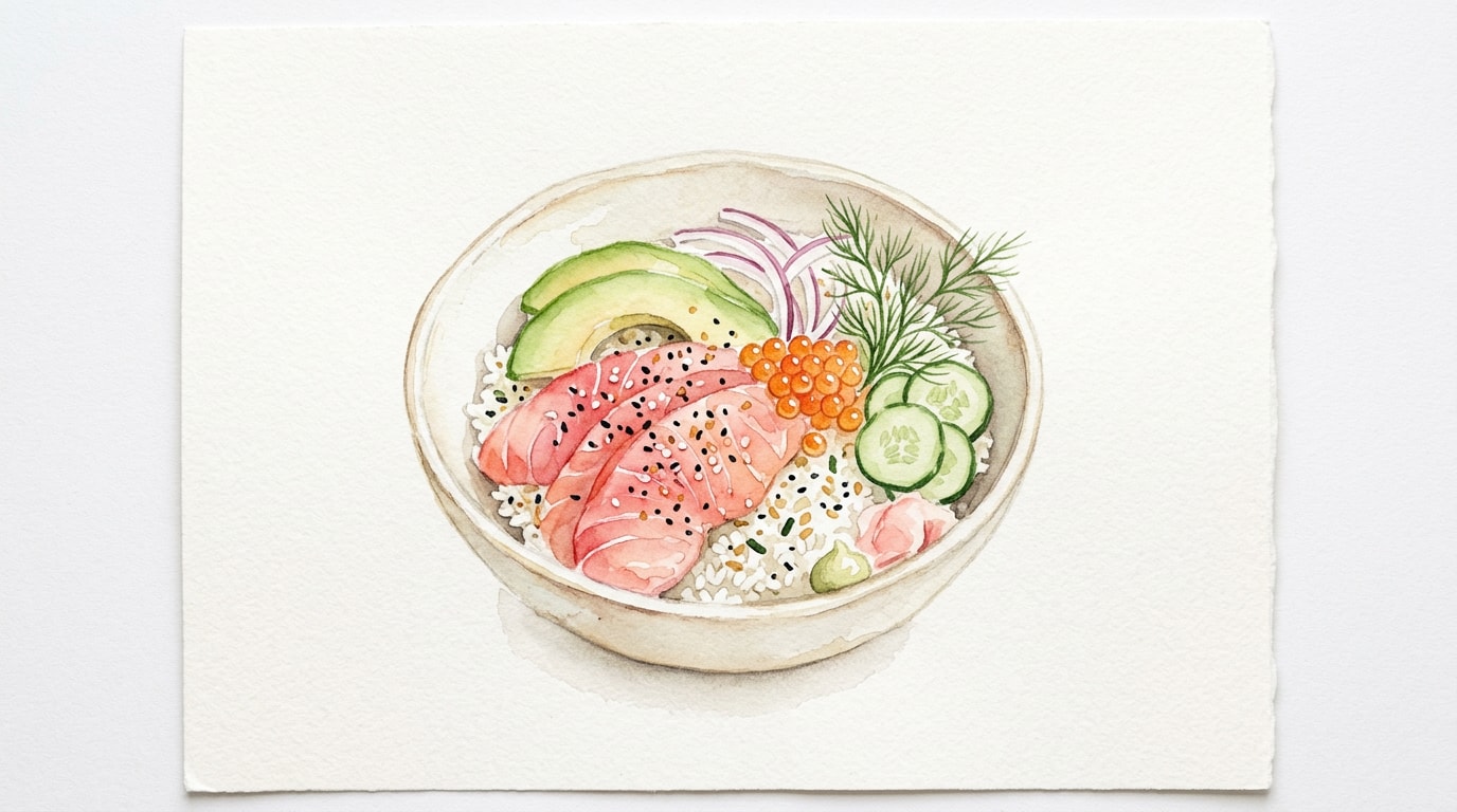 Everything Bagel Lox Chirashi Bowl