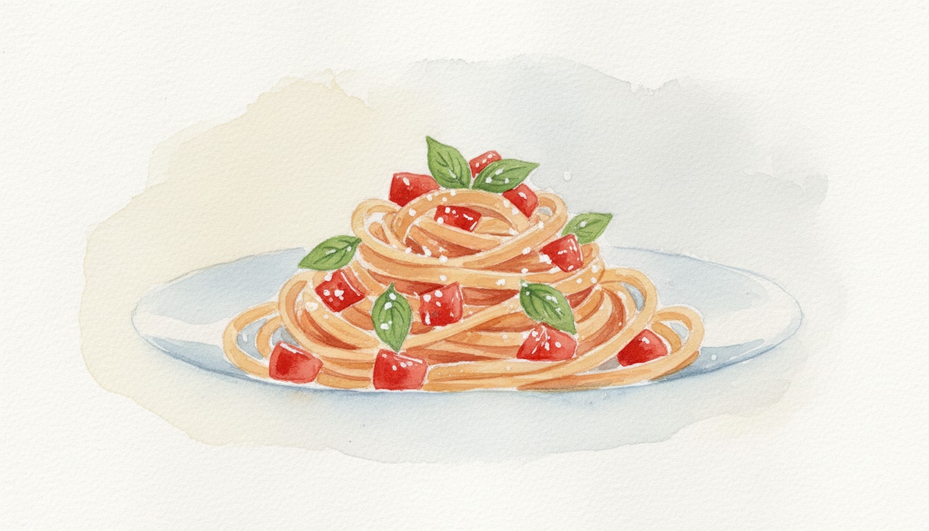 Fettuccine al Pomodoro Fresco