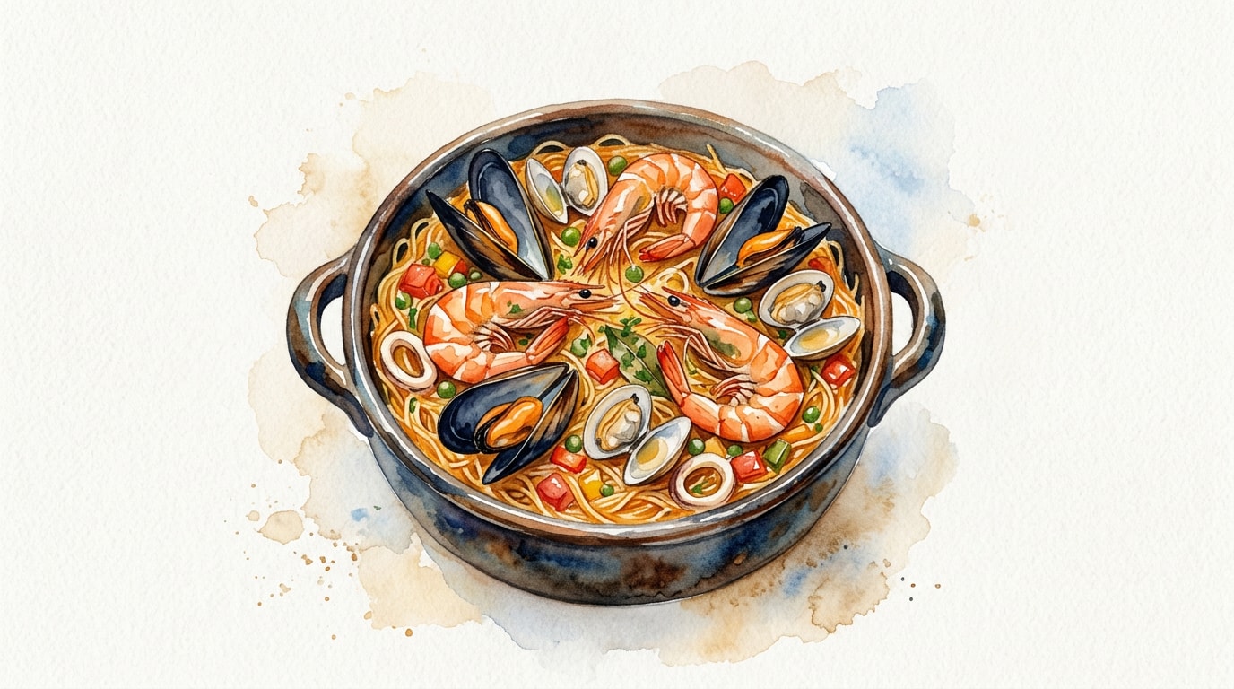 Fideua de Mariscos