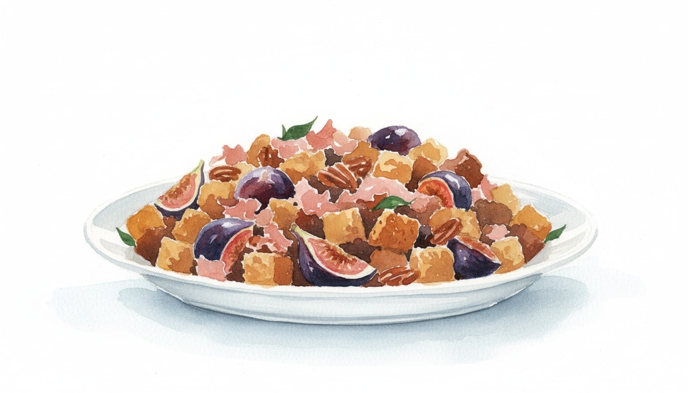 Fig and Prosciutto Stuffing with Toasted Pecans