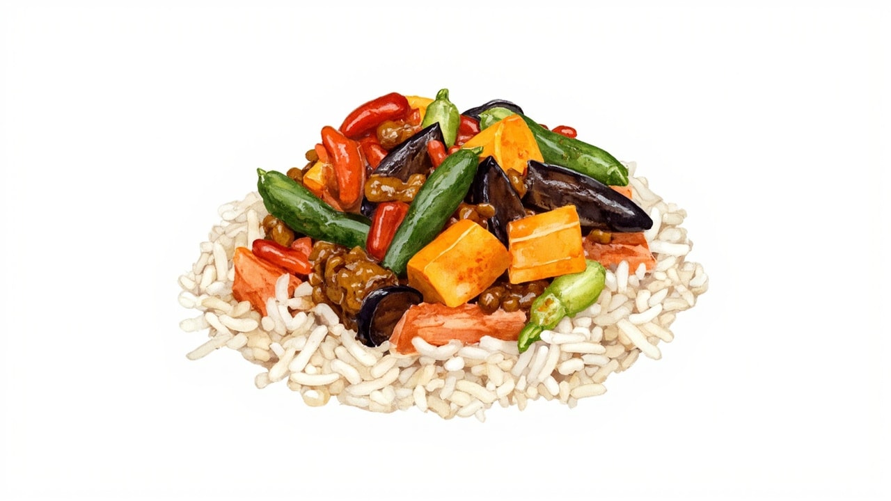 Filipino Shrimp Paste Vegetable Stew (Pinakbet)