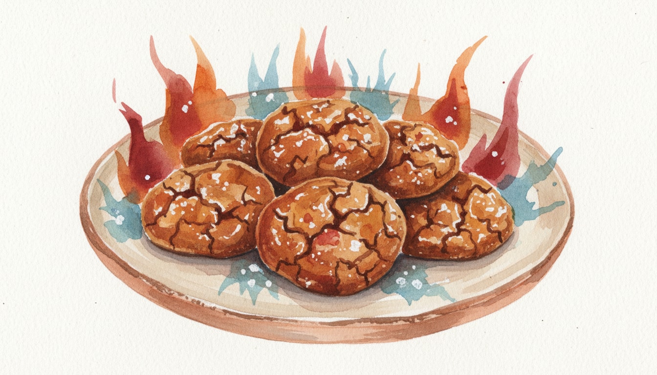 Fire & Snap Gingerbread Cookies