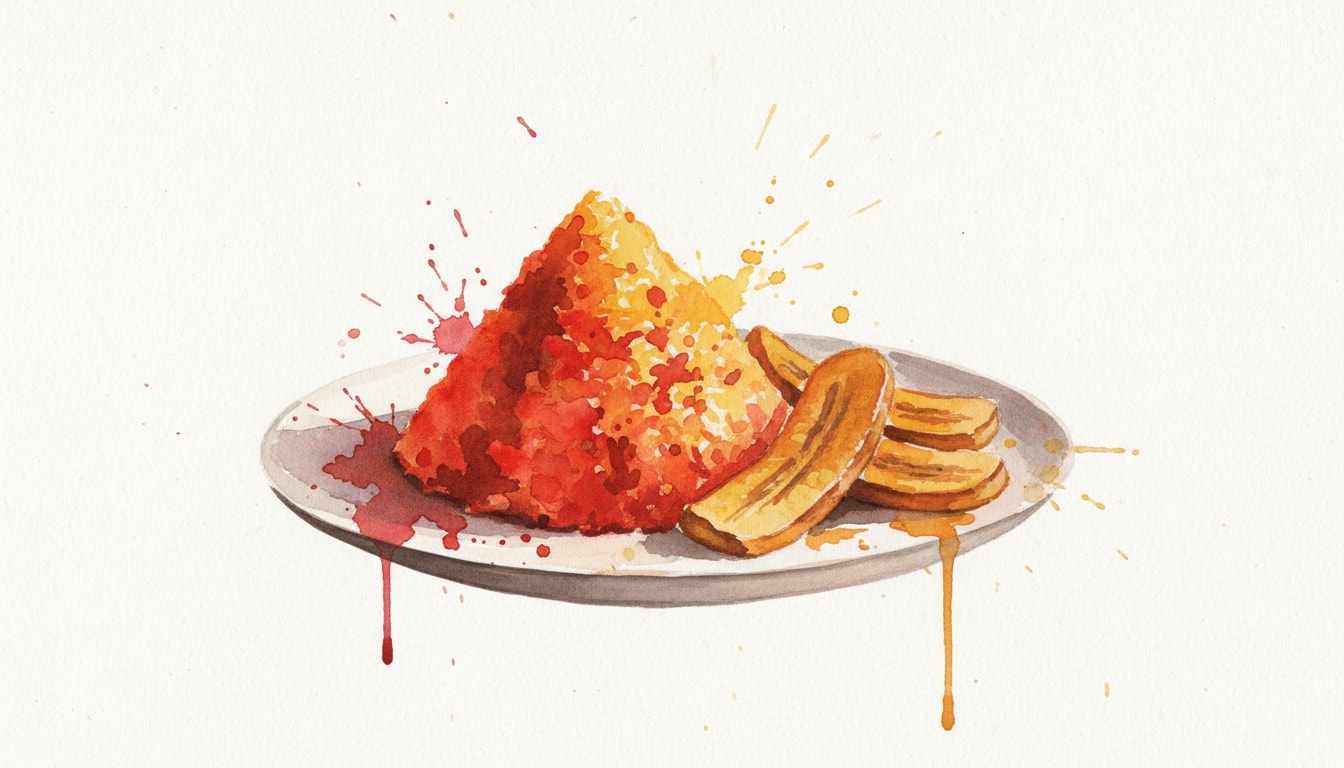 Flavorful Jollof Rice with Crispy Fried Plantains