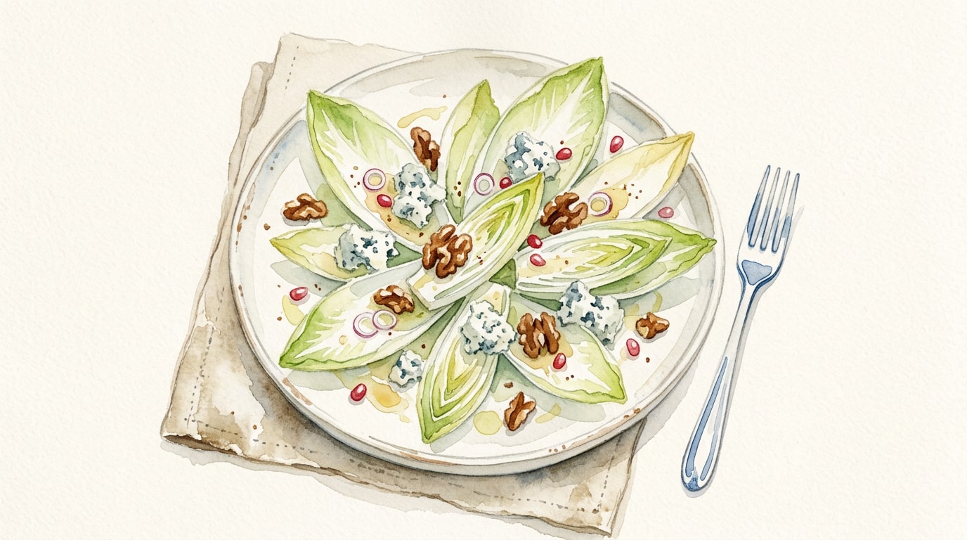 French Chicory and Blue Cheese Salad