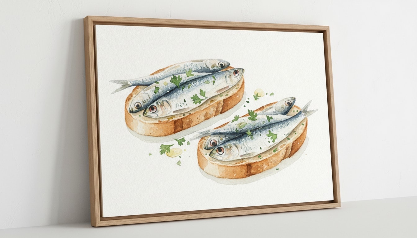 Fresh Sardines on Toast