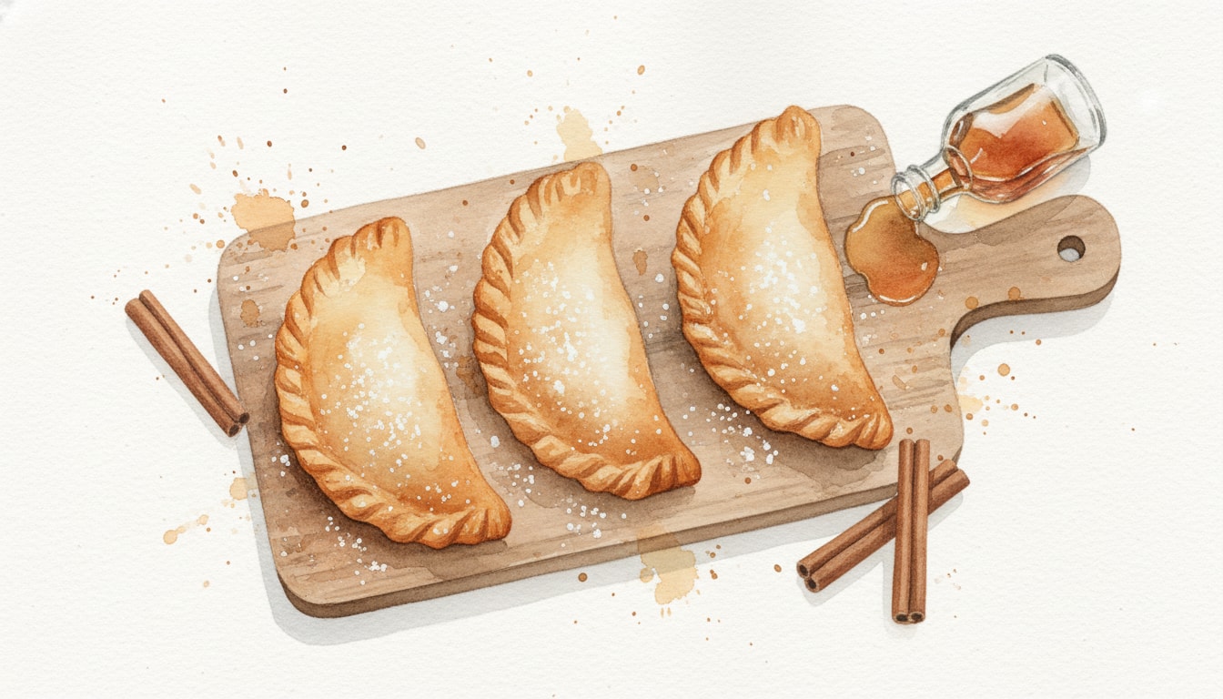 Fried Peach Pies with Bourbon and Cinnamon